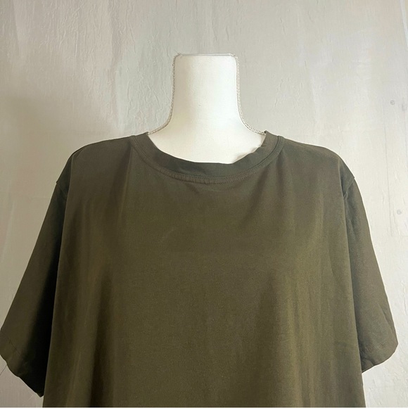 Short-sleeved Causal blouse - Khaki green- Ladies | H&M - Picture 2 of 6